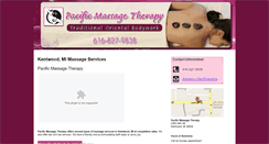 Desktop Screenshot of pacificmassagetherapymi.com